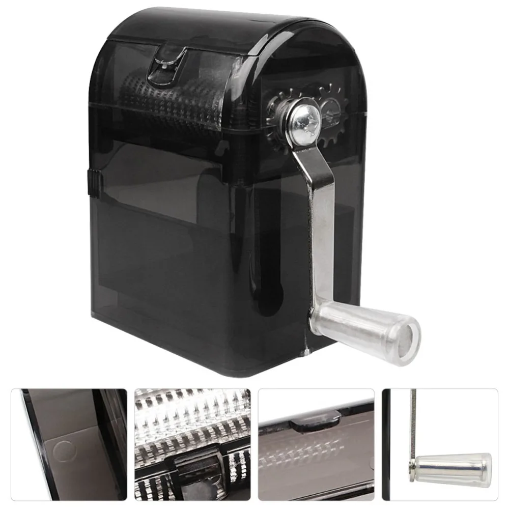 

Hand-operated Acrylic Tobacco Grinder Hand Crank Tobacco Shredder Muller