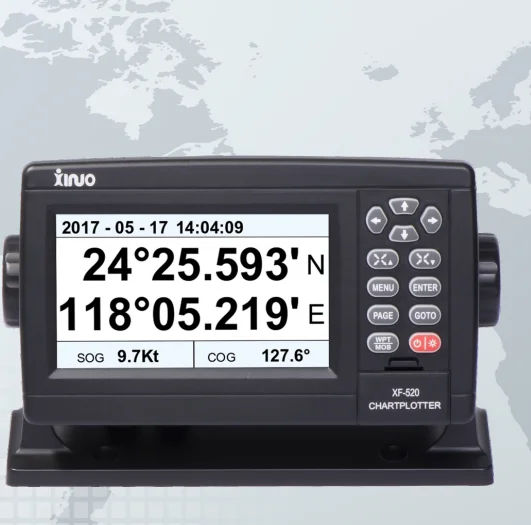 

Marine GNSS Chart Plotter Model XF-520