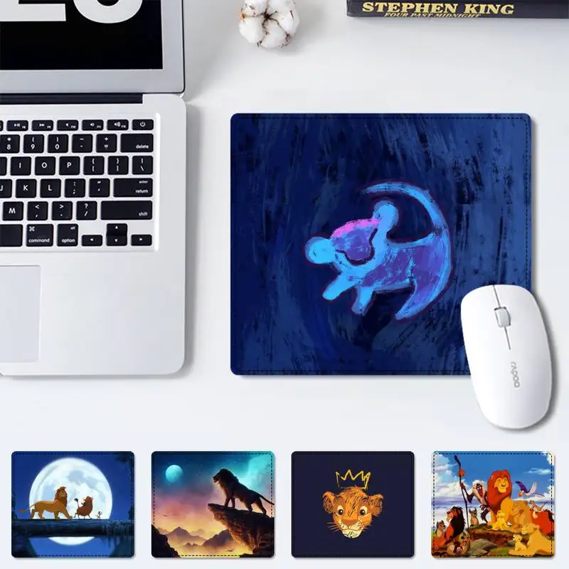 Дизайнерский офисный коврик lion king simba нескользящий для мыши игровой маленького