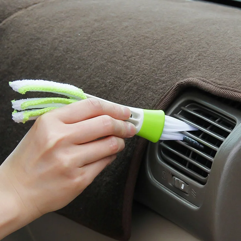 Double Slider Car Air-conditioner Outlet Window Cleaning Multi-purpose Brush Vent Computer Auto Keyboard | Автомобили и мотоциклы