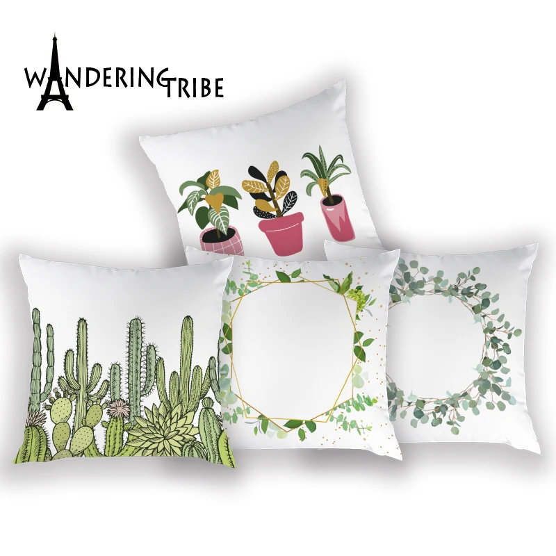 Наволочка для подушки с цветочным рисунком декоративная наволочка белая