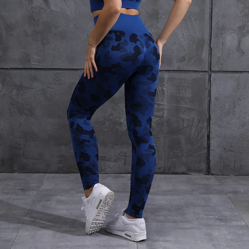 

Lu Ai Yoga Pants For Women Fitness Camo Yoga Leggings High Waist Breathable Workout Sport Leggings Training Sweatpants S-L