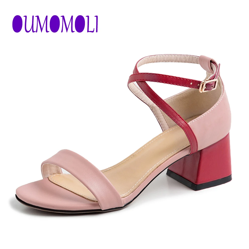 Новый летний Ремешок на щиколотке женские босоножки высокого с поперечными