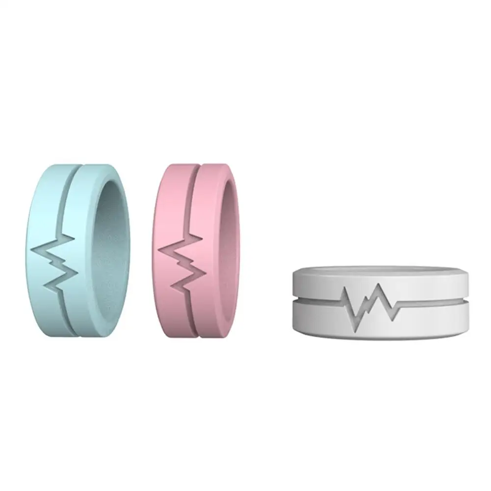 

2020 Силиконовое кольцо для безопасного выживания светящиеся кольца светящиеся силиконовые кольца для мужчин женщин мужчин для ночного бега...