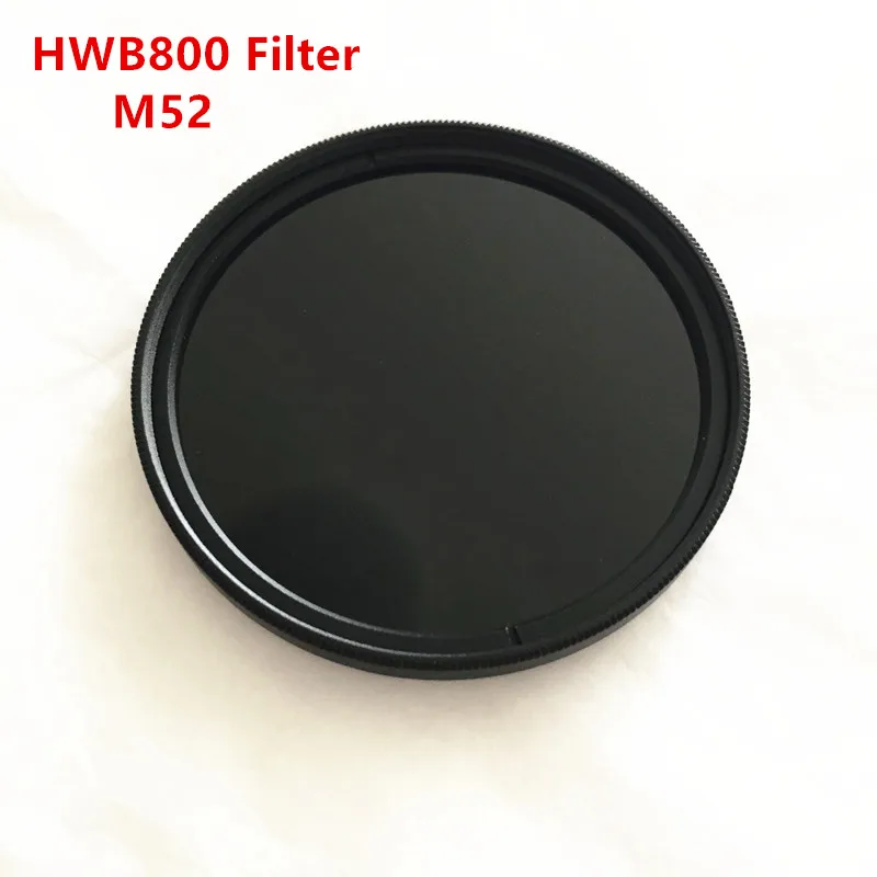 52 мм HWB800 800 нм ИК инфракрасный фильтр длинных частот Видимый светильник поглощающее стекло