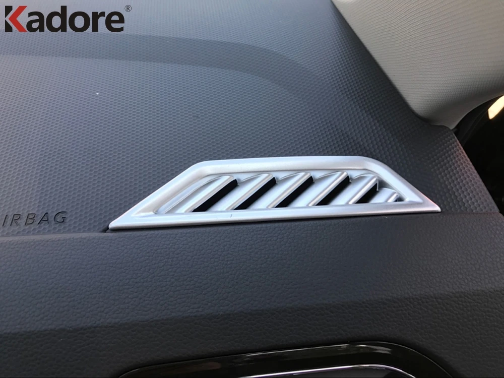 Матовая крышка для выпускного отверстия кондиционера Volkswagen Tiguan 2017 2018 2019 ABS