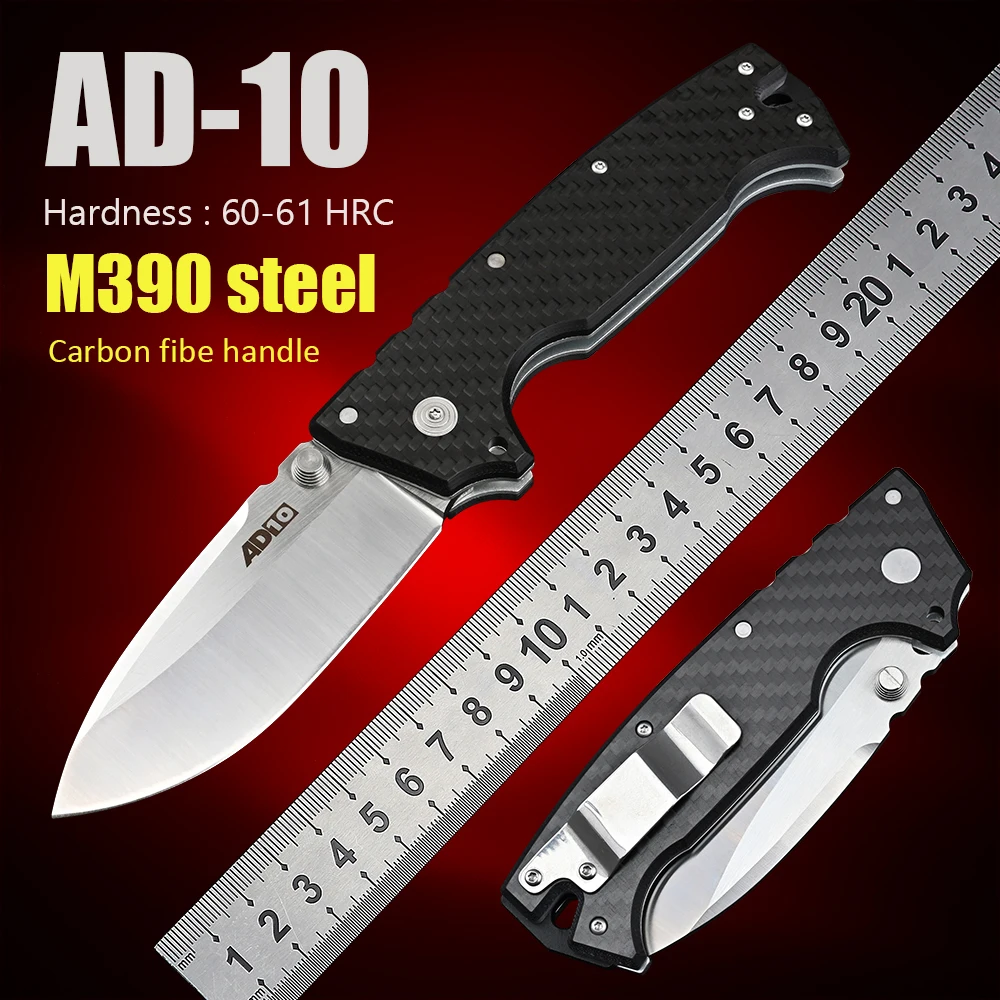 

M390 pocket knife tactical military folding knife self defense weapons utility knives hunting knife survival camping knife edc