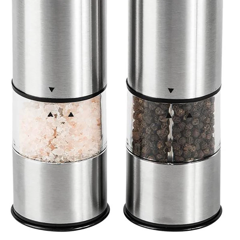 2 шт. электрическая мельница для перца из нержавеющей стали + 1 распылительная