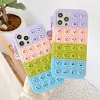 Чехол Push It снимает стресс для Samsung S21 S20 S10 S9 Plus Note10 20 A50 A51 A71 A31 A52 A32 A12 A72 Pop, Радужный чехол со смайликом