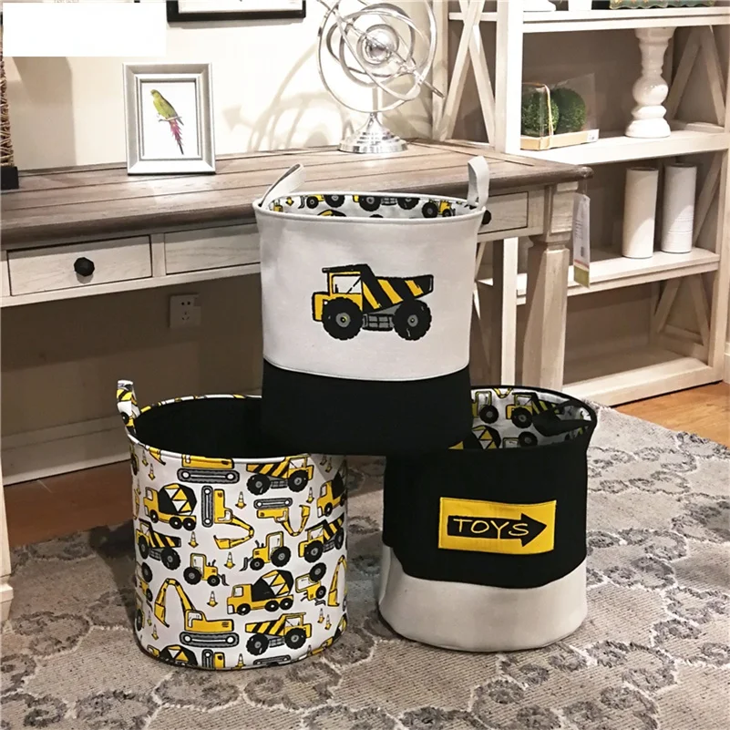 

Waterproof Storage Baskets Household Dirty Laundry Basket Folding Clothing Storage Bucket Clothes Toys Organizer 3 Colour Choose