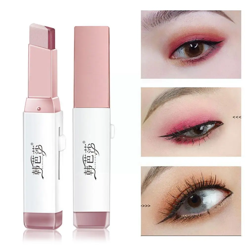 

Two-tone lazy eye shadow Natural Gradation Waterproof Delicate Creat Makeup Eyes Cosmetic Long-lasting Set C4N6