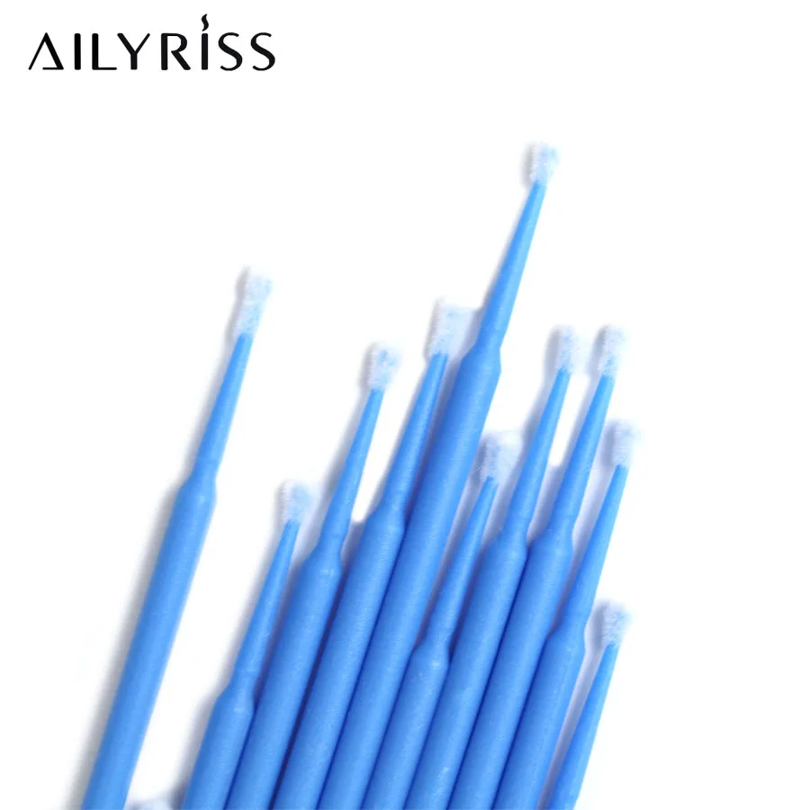 1000 PCS Disposable Eye Lashes Micro Applicators Brushes Applicator for Eyelashes Extensions and Makeup Application Maquiagem
