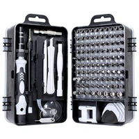 115 in 1 magnetic screwdriver set precision multi hand tool torx hex screw drivers for computer pc phone repair kit tools bag