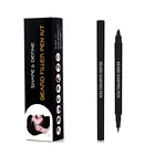 1 компл., мужской модный усилитель для макияжа бороды, водонепроницаемые наполнитель для усов и черной бороды, инструменты, венчик для лица, стильная ручка с кисточкой