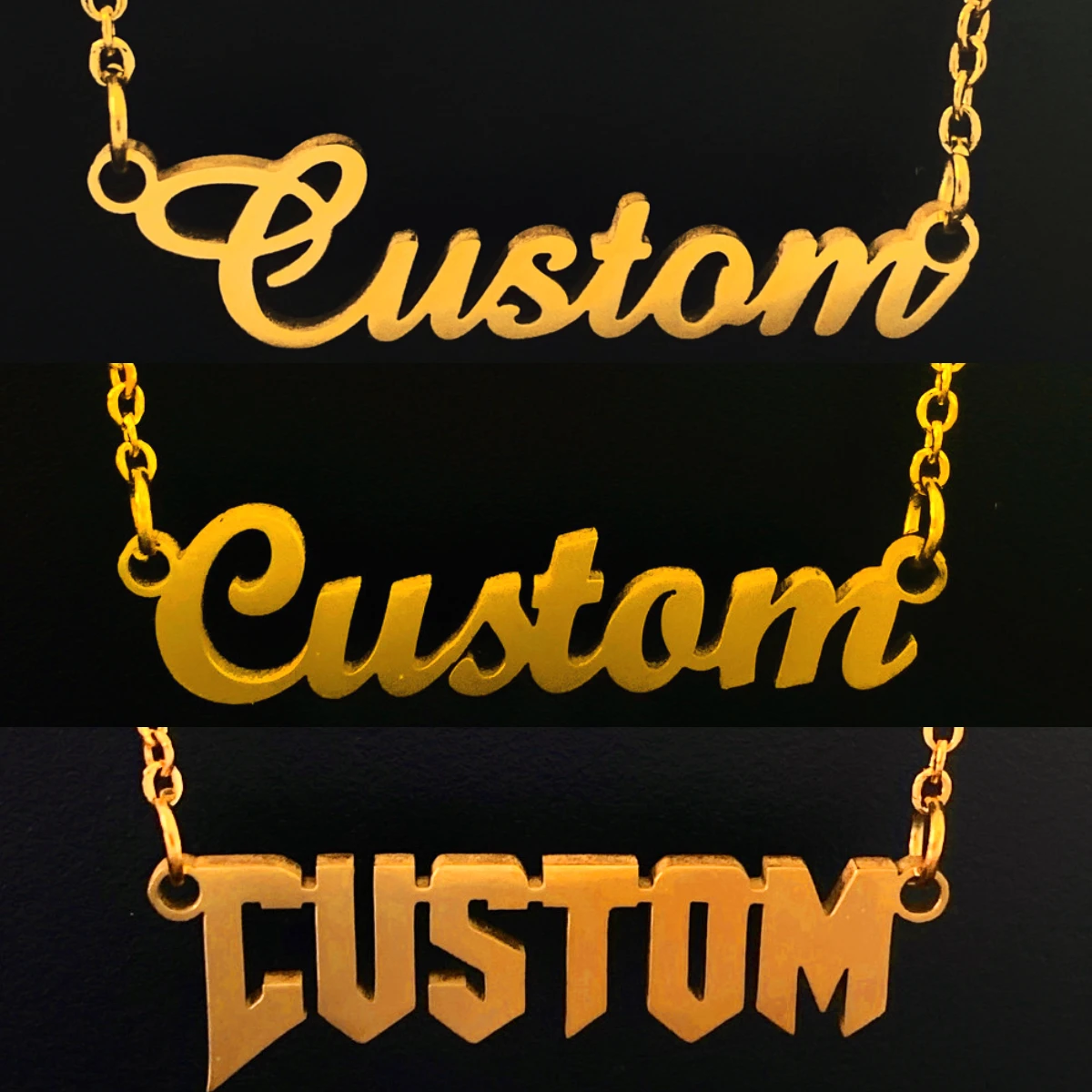 Ожерелья с буквами на заказ персонализированные ювелирные изделия цепочка