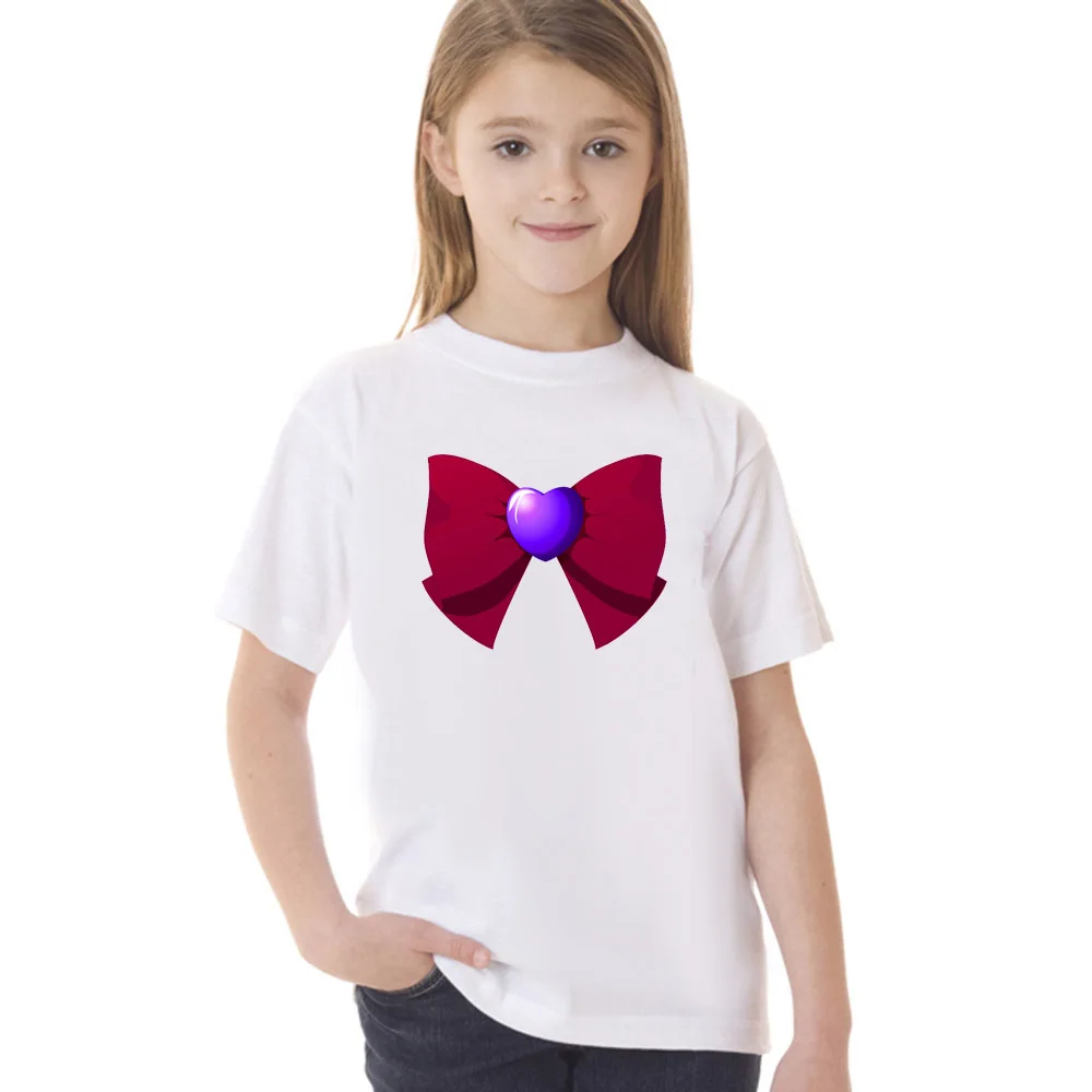 

Girls T-shirt baby clothes bow print summer new casual round neck short-sleeved T-shirt baby toddler clothes T-shirt girls tops