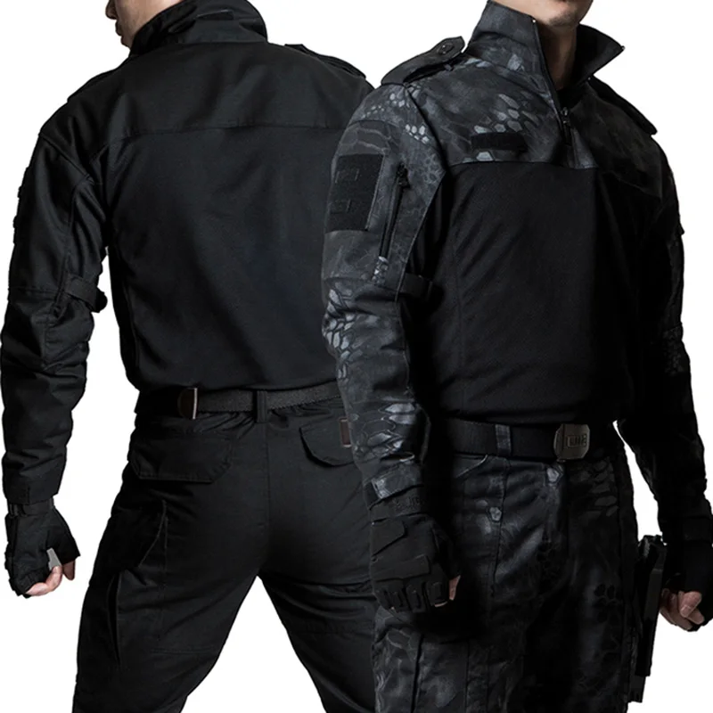 Мужская Уличная военная форма тактические костюмы камуфляжная охотничья одежда