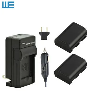 LP E6 LPE6 E6N LPE6N аккумулятор + зарядное устройство для EOS 5D Mark II III 5DS R 6D 7D 60D 70D|Цифровые