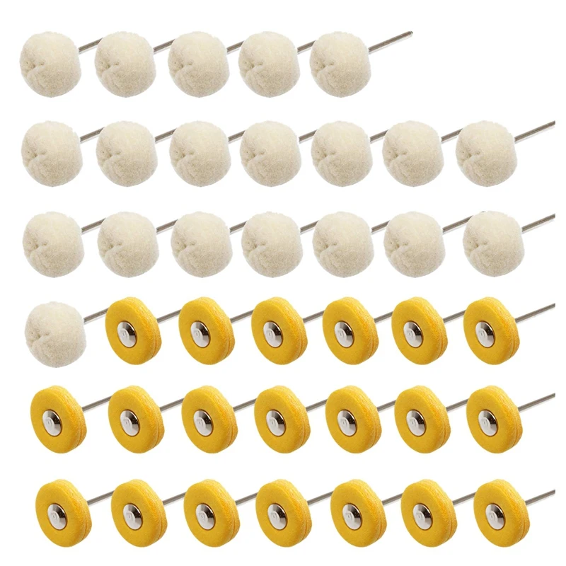 Набор из 40 нейлоновых полировальных колес полировальный круг для полировки