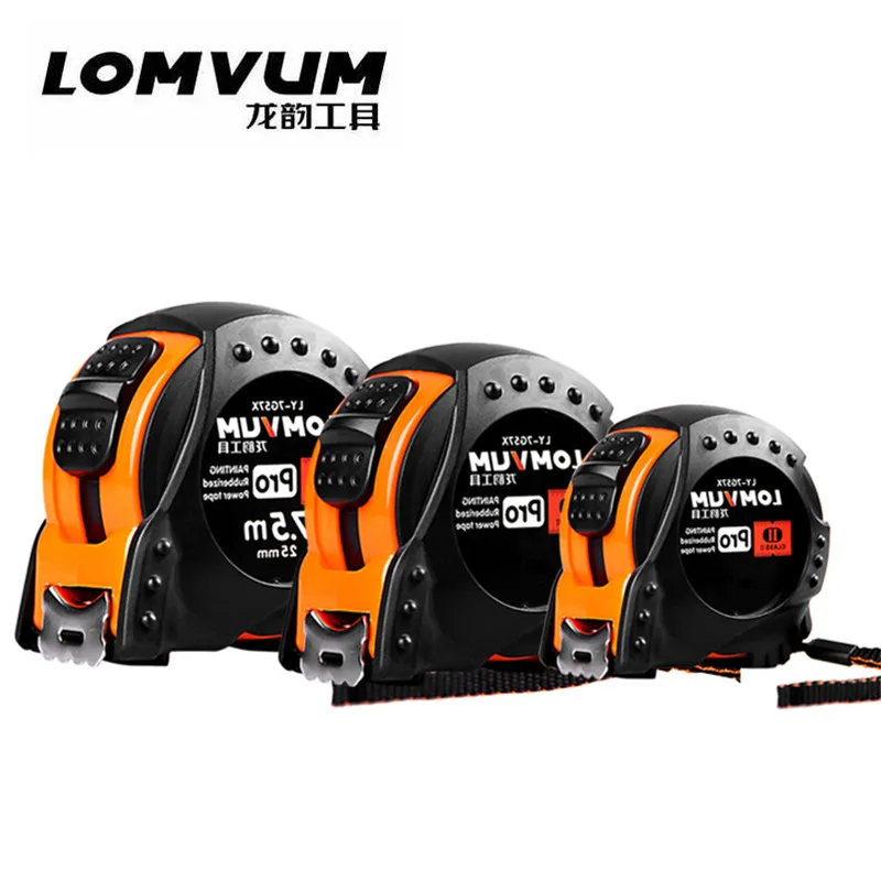 LOMVUM 3 м стальная лента для измерения двухсторонняя 5 Британский метрический Тип 7