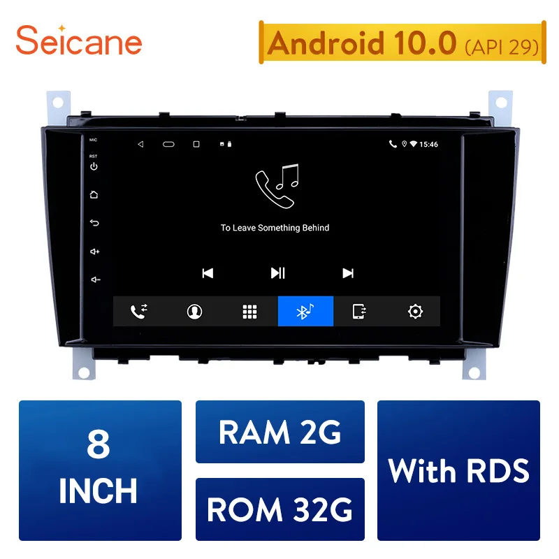 Автомагнитола Seicane 2 Гб Android 10 0 GPS для Mercedes Benz C Class C55 / CLC W203 /CLK W209 /CLS w222 2004
