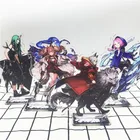 Брелок для ключей arknight, мужской, акриловый, стоячий, женский брелок для ключей, брелок для пары, брелок для ключей с подвеской, мультяшный брелок для ключей