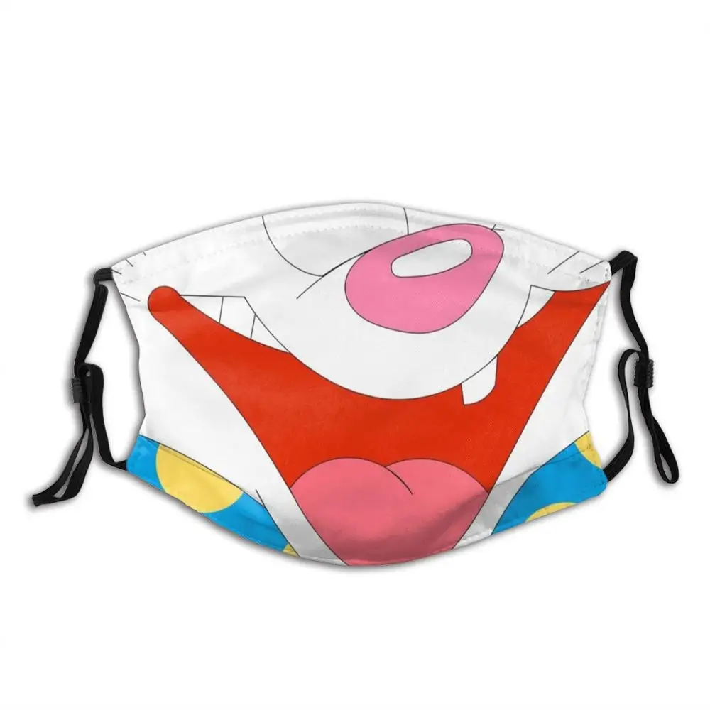 

Черные многоразовые защитные маски с забавным дизайном Роджер кролик