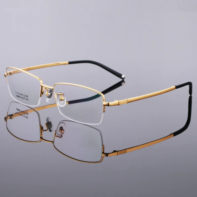 Очки мужские из чистого титана металлическая Повседневная оправа при