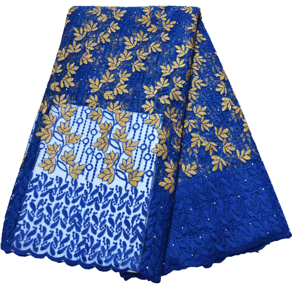 Нигерийская сетчатая кружевная ткань Лидер продаж вышивка лимонно-зеленая