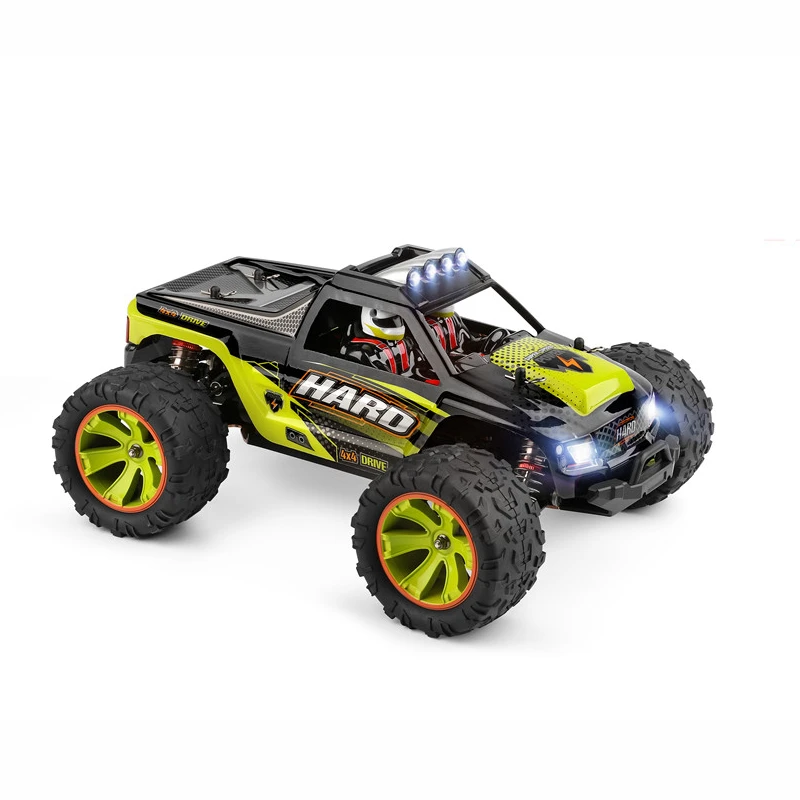 Wltoys-coche de carreras teledirigido 4WD, veh&iacute;culo de aleaci&oacute;n de Metal, trepador de Control remoto, modelo RTR, regalos para ni&ntilde;os, 144002, 50 km/h, 1:14, 2,4 Ghz-1
