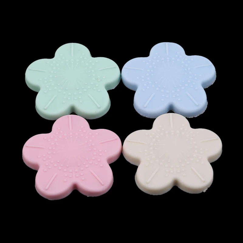 10 шт./упак. рисунок в форме цветка утолщенные стопор для двери бесшумный набор