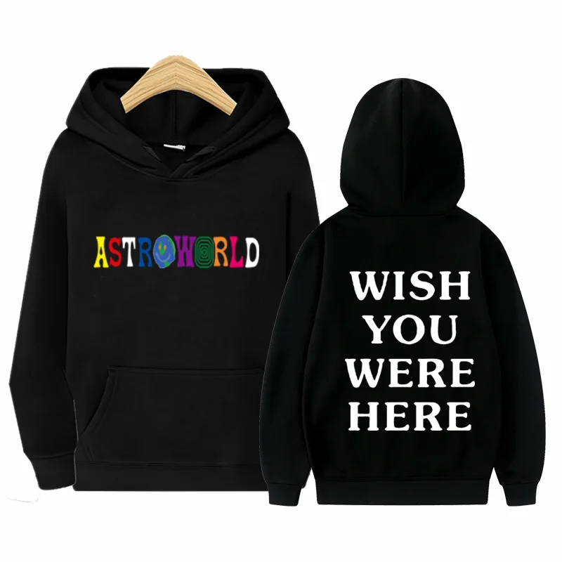 

Spring and Autumn New Products Asd WISH YOU WERE HERE Printed Fashion Casual Sports Couple Hooded Sweater Set
