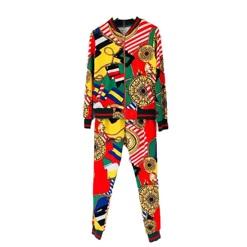 

Women's suit spring, summer and autumn new long sleeve cardigan pants three piece set travel slim Korean leisure suit