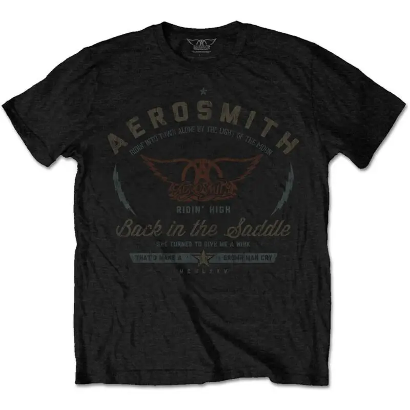 Мужская Официальная футболка со Стивеном Тайлером Aerosmith|Мужские футболки| |