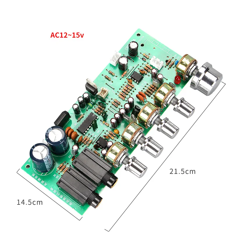 PT2399 AC12 15V караоке предусилитель доска Цифровой Bluetooth микрофон тональная плата Rever