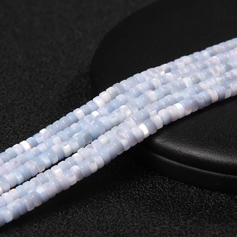 

Natural Shell Beads 2x4mm Round Flat Heishi Loose Spacer Beads Colorful Dyed Shell Bead for Jewelry Making DIY Bracelet Necklace