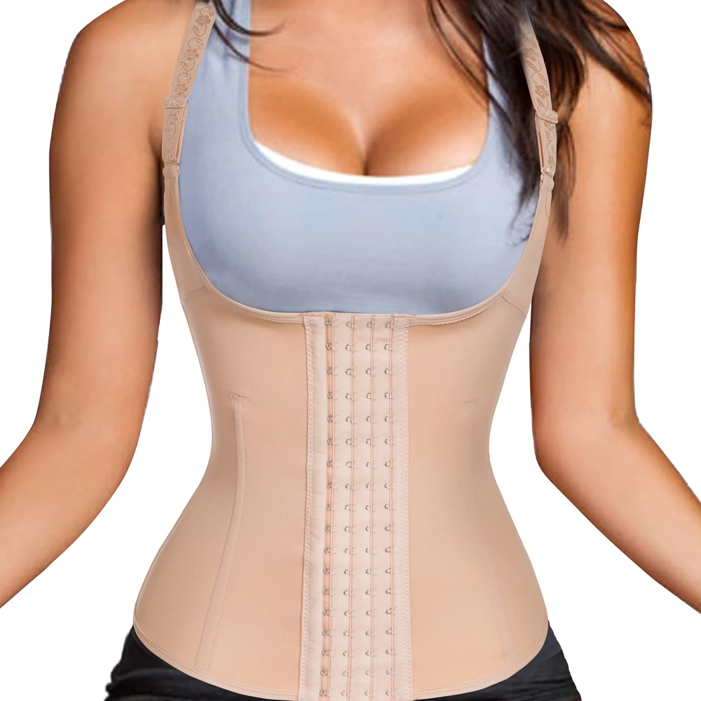 Женский корректирующий жилет Junlan моделирующий с крючками для снижения веса и