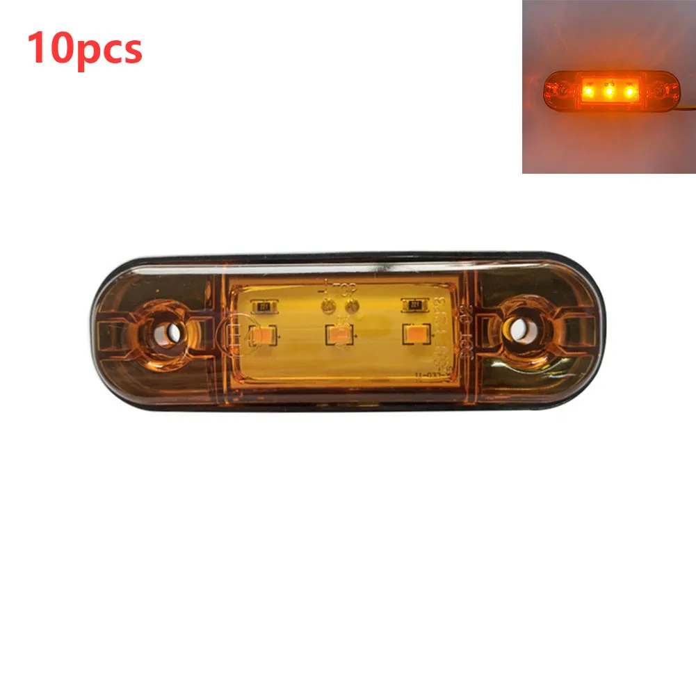 

10 шт., 3LED боковые фонари для грузовика