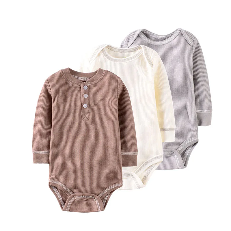 

New Style Pure Cotton Long Sleeve Baby Suit Hot Sale Fashion Infant Bodysuit (Three-Piece Suit)