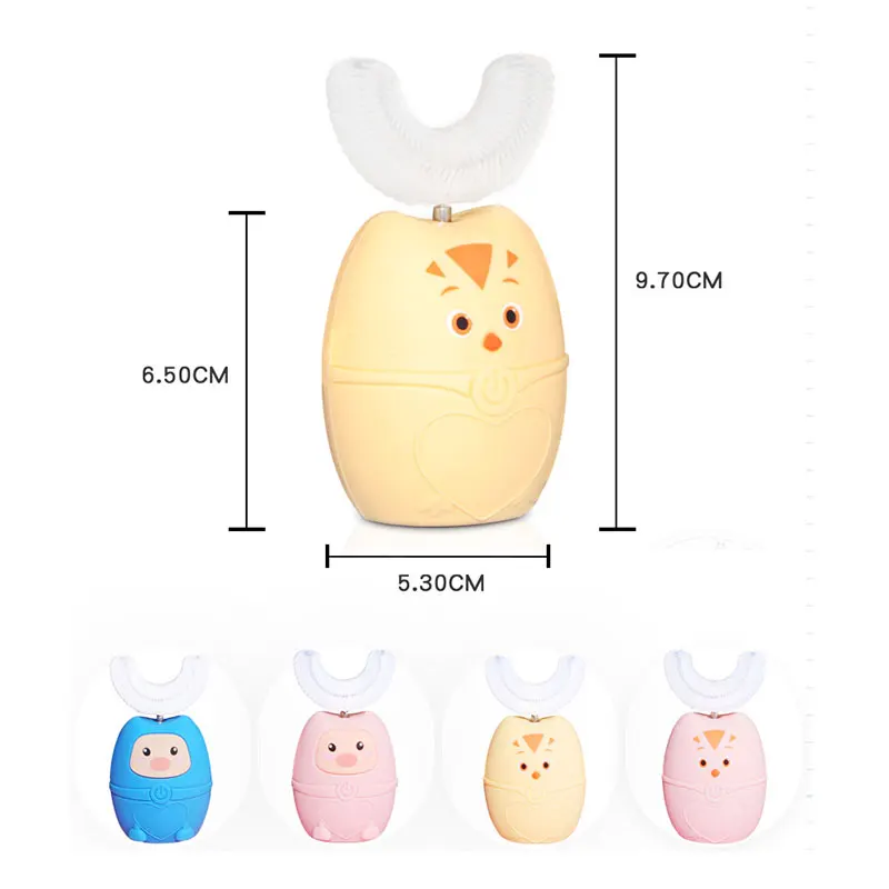 

Kids' Electric Toothbrush Fully Automatic Waterproof Silicone Toothbrush Rechargeable High Quality