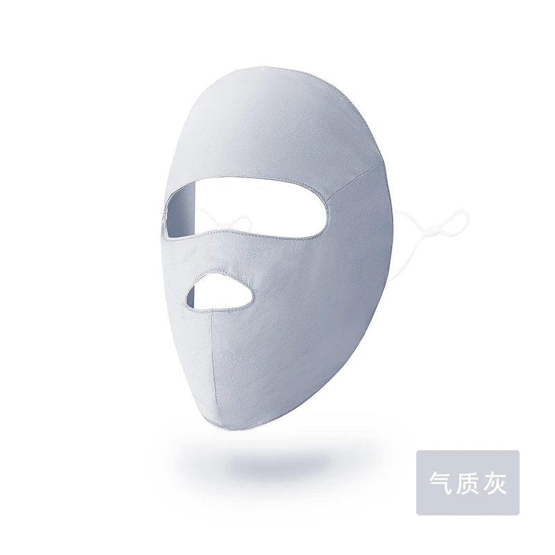 

Sunscreen Mask Full Face Silk Women's Sleep UV Radiation Allergy Fume Face Care Breathable Mask