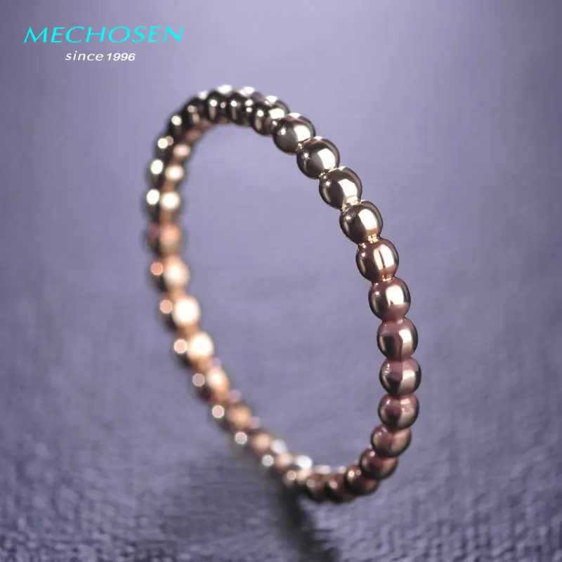 Женские медные кольца MECHOSEN вечерние ювелирные изделия золотого цвета с круглыми