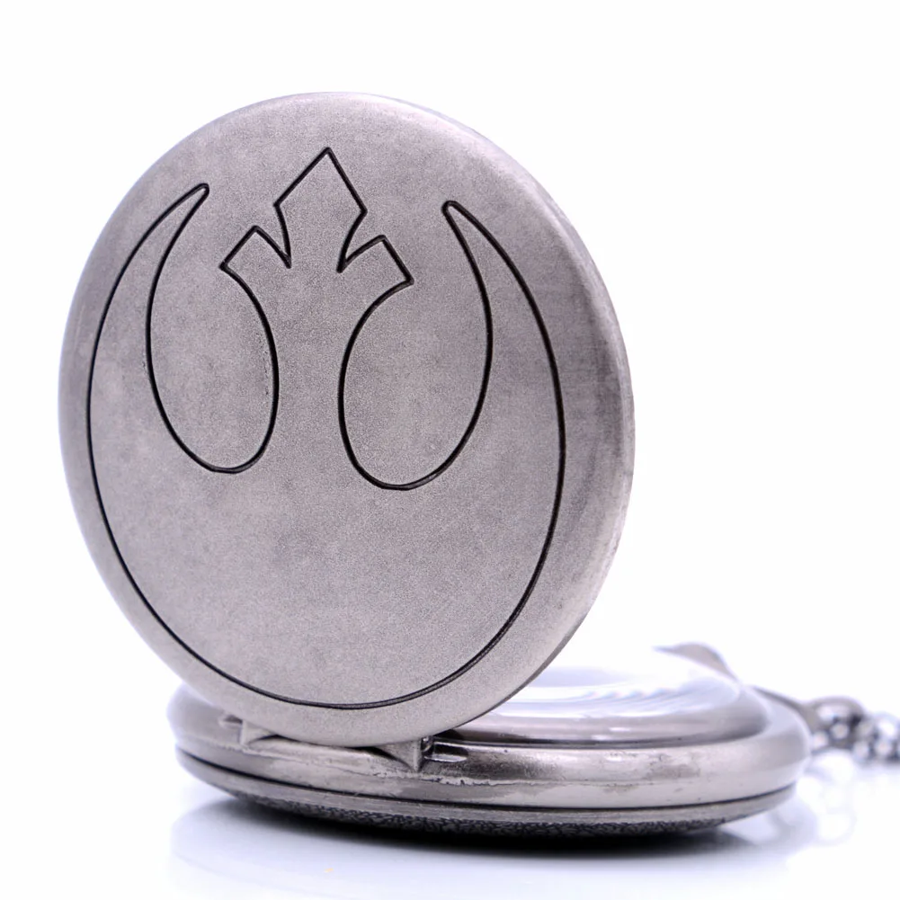 Антикварные кварцевые карманные часы Vintgae Star War с подвеской рождественский