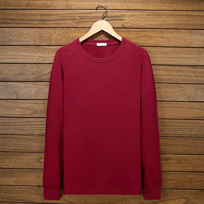 Зимняя Большая распродажа мужская футболка 5XL 6XL с длинным рукавом недорогие