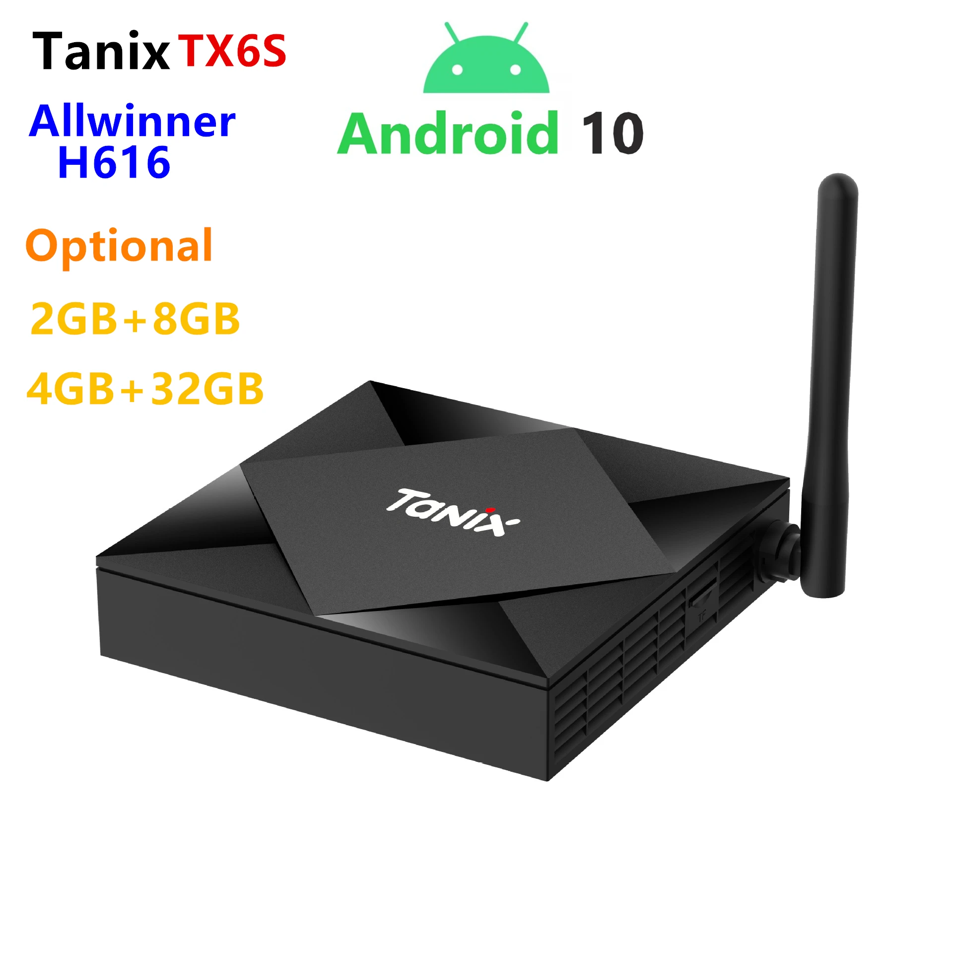 Приставка Смарт ТВ Tanix TX6S H616 Android 2020 2 + 8 Гб 10 0 ГГц|ТВ-приставки и медиаплееры| |