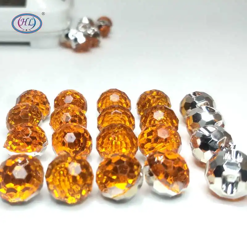 HL 40 шт оранжевого цвета Акриловые кнопки швейные принадлежности Швейные