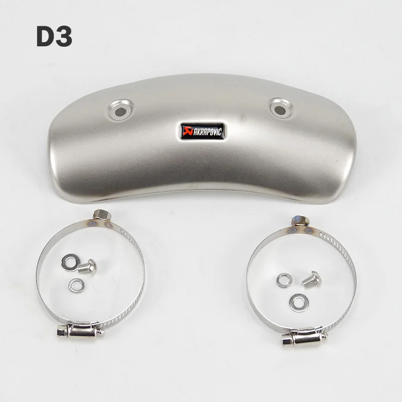 D3 Akra sticker 40-63 мм мотоцикл глушитель анти-скальдинг тепловой щит крышка теплозащита Остин гонки AR akrapovic Yoshimura стикер - Цвет: D3 Akra sticker