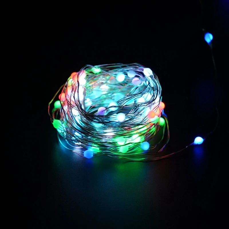 

Led Copper Wire Lamp Remote Control USB Plug-in Point Control Flow Marquee String Home Decoration Lamp