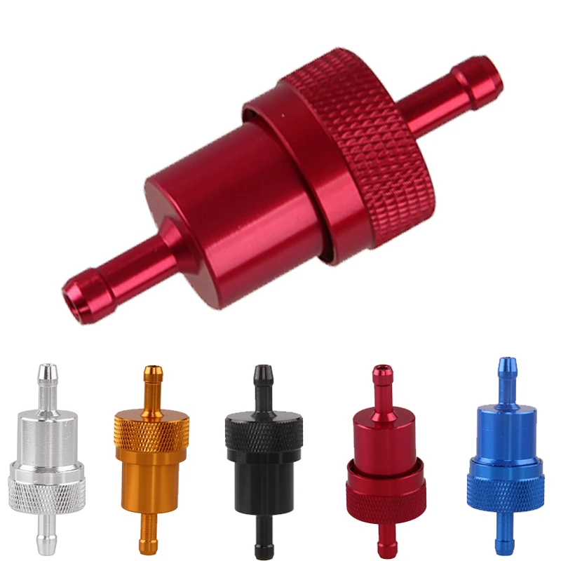 

Universal 40 MICRON 1/4" Oil Filters For Honda Yamaha Suzuki Kawasaki Motorcycle Petrol Gas Fuel Filter Cleaner