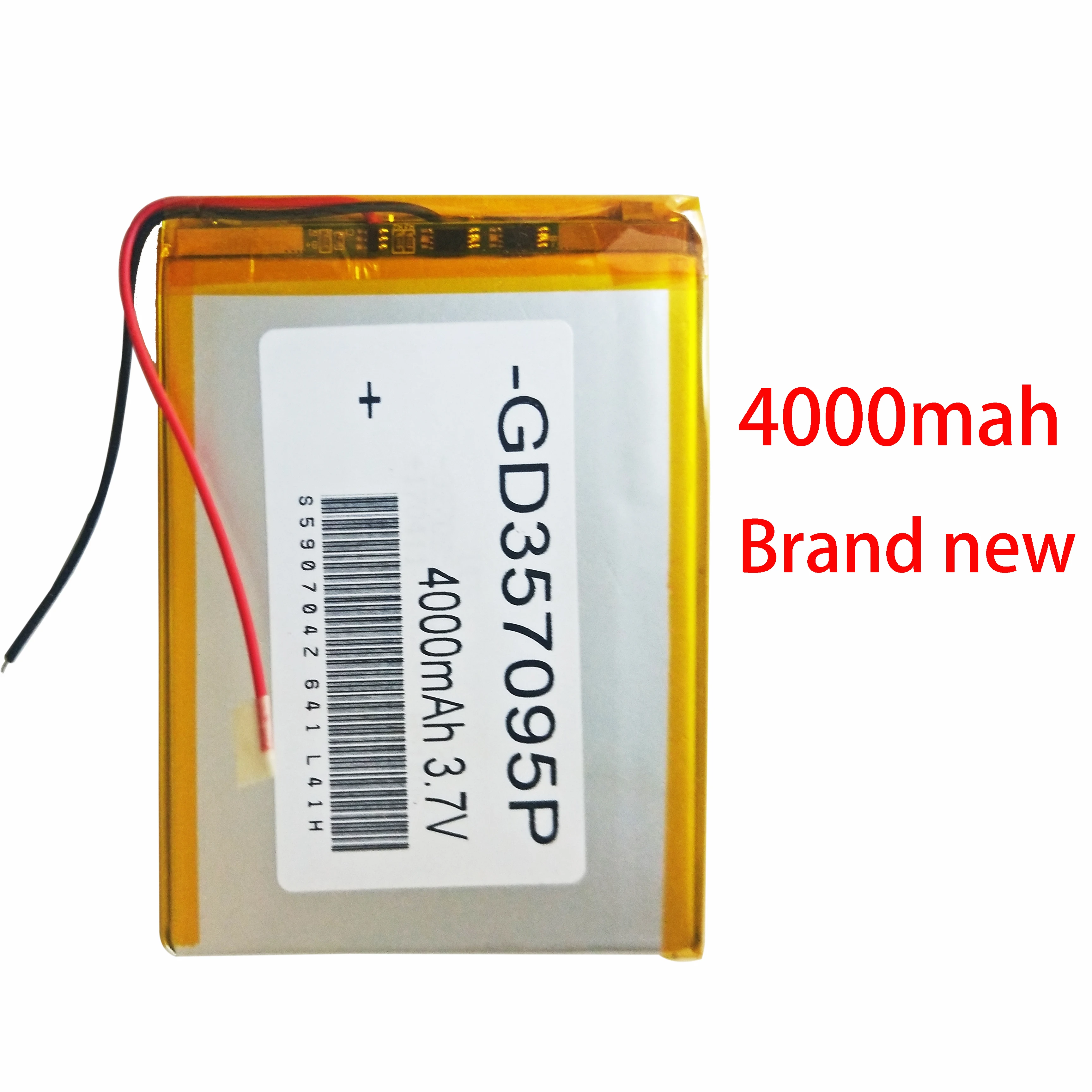 Литий-полимерный аккумулятор 357090 3 7 В 4000 мАч для Digma Optima Prime 3G TT7000PG 4 TS7174PG 5 TS7198PG |